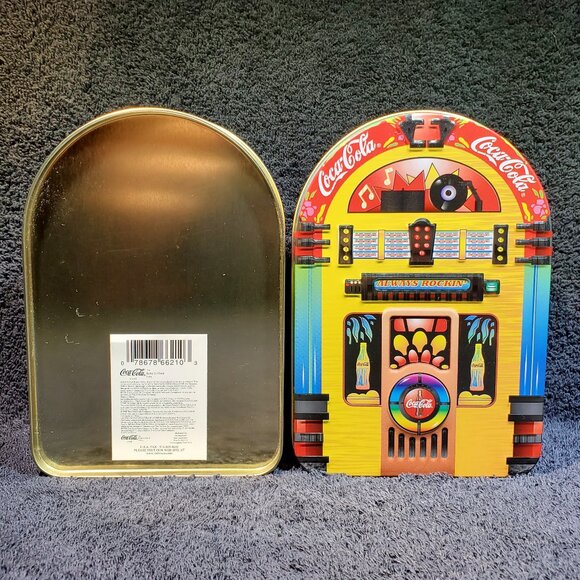 VINTAGE COCA-COLA JUKE BOX TIN STORAGE BOXES - Picture 2 of 7